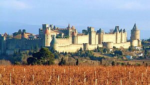 Fotograf&iacute;a de la Citadelle de carcassonne donde los cruzados acabaron con la vida de los c&aacute;taros