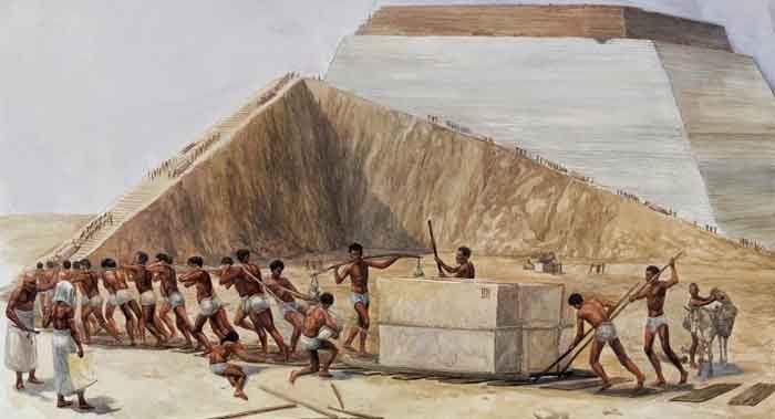 Construccion de la piramides