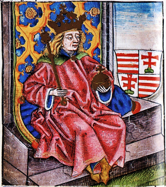 Ilustración del monarca de Hungría Bela IV.